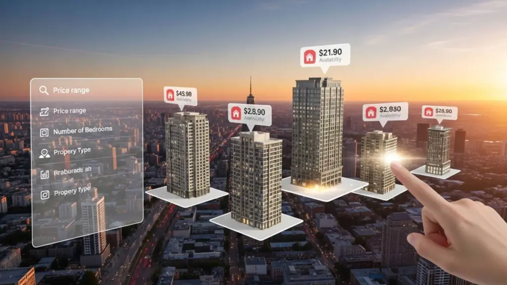 mobile real estate search